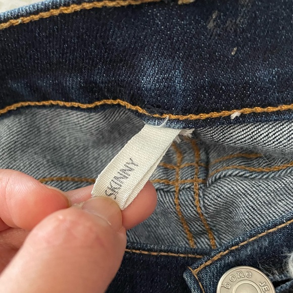 Rag & Bone Skinny Jeans. Colour heritage (dark blue) - Picture 6 of 10